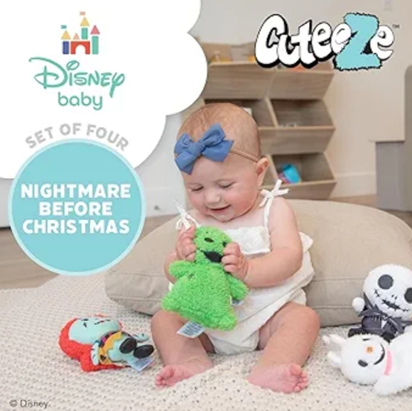 🆕 Disney Baby 🖤 The Nightmare Before Christmas Plush Set - Picture 2 of 6
